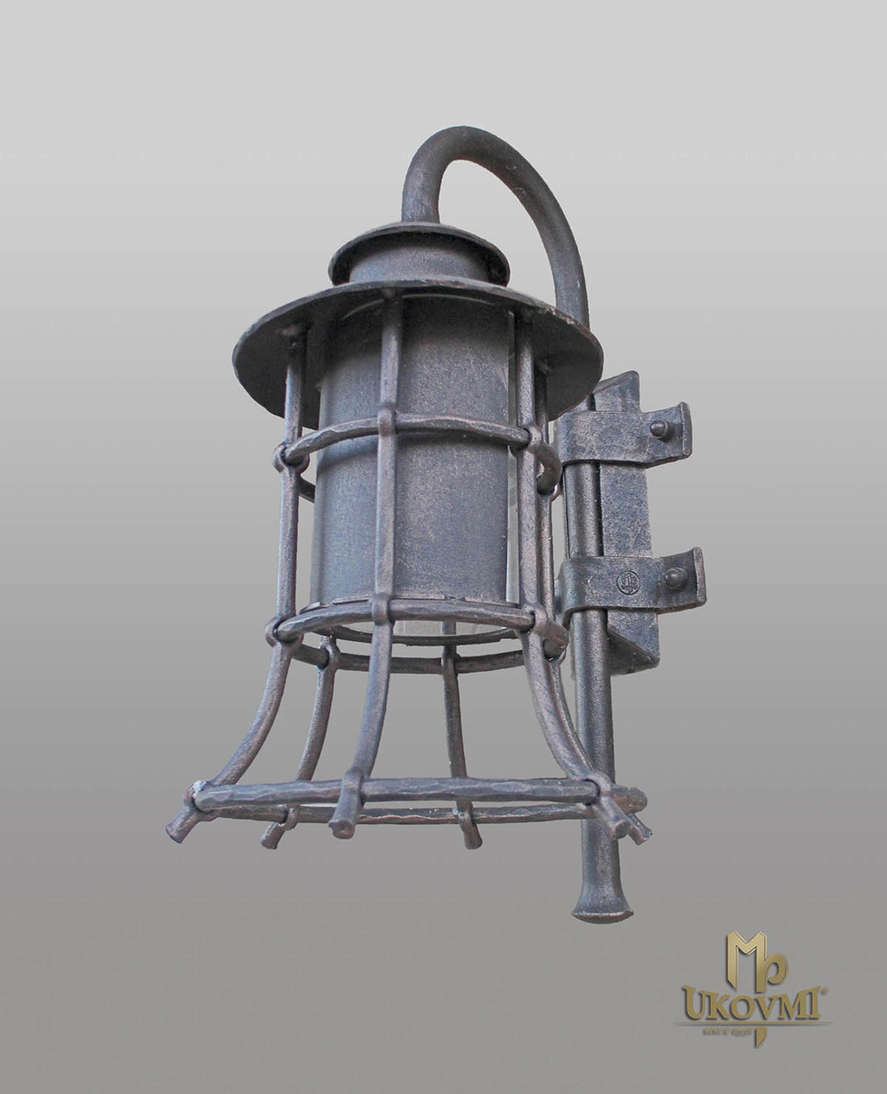 Nástenné svietidlo - kovaná lampa KLASIK ZVON - exteriérové svietidlo