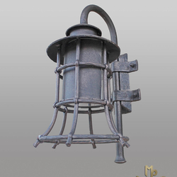 Nástenné svietidlo - kovaná lampa KLASIK ZVON - exteriérové svietidlo