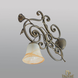 Nástenné - bočné kované svietidlo – RUSTIKÁL 1 - interiérová lampa